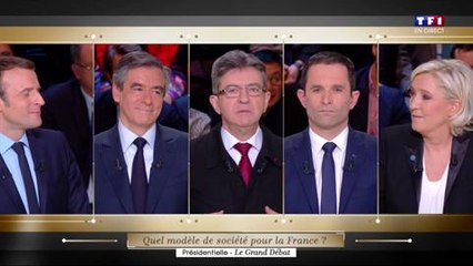 Le Grand Débat : Jean-Luc Mélenchon se paie François Fillon et Marine Le Pen