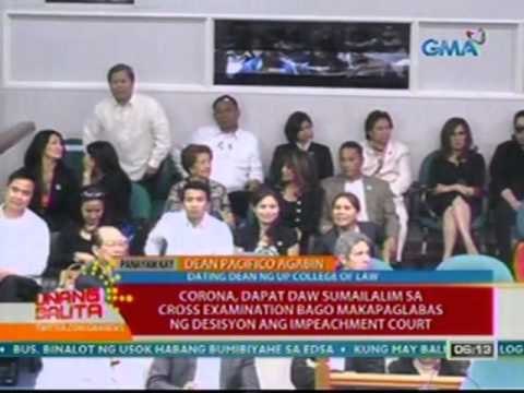 UB: Pag-walkout ni CJ Corona, pambabastos nga ba sa Impeachment court?