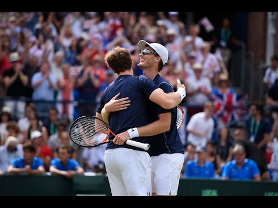 Highlights: Andy Murray/Jamie Murray (GBR) v Nicolas Mahut/Jo-Wilfried Tsonga (FRA)