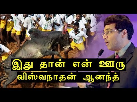 விஸ்வநாதன் ஆனந்த் ஜல்லிக்கட்டுக்கு ஆதரவு | Viswanathan anand supports jallikattu- Oneindia Tamil