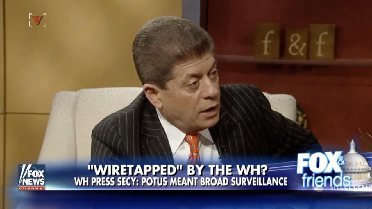 Fox Reportedly Pulls Andrew Napolitano From Air After Wiretapping Claims