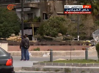 الميادين ترصد قصف المسلحين لمنازل المدنيين بدمشق