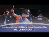 WJTTC 2016 Highlights: Tomokazu Harimoto vs An Jaehyun (Team-Final)