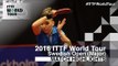 2016 Swedish Open Highlights: Bernadette Szocs vs Choi Hyojoo (U21-1/4)
