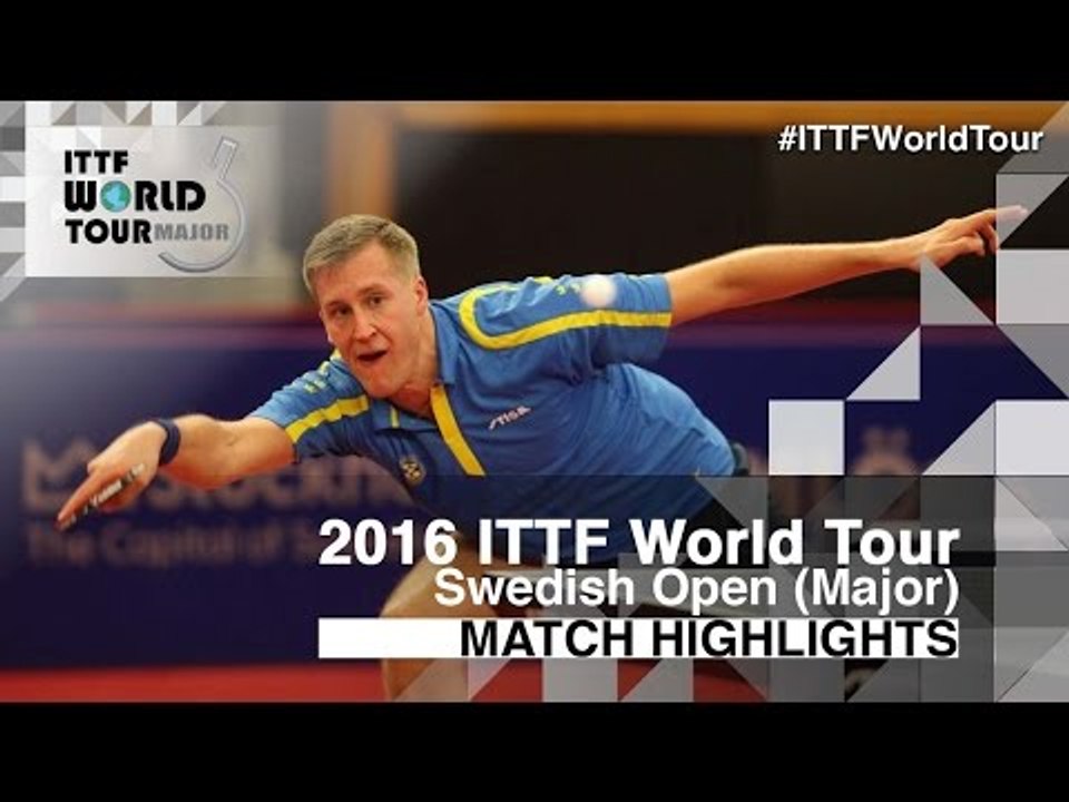 2016 Swedish Open Highlights: Mattias Karlsson vs Jonathan Groth (1/4)