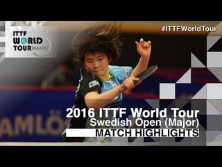2016 Swedish Open Highlights: Ji Eunchae vs Maki Shiomi (U21-1/4)