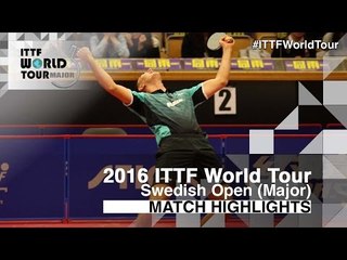 Télécharger la video: 2016 Swedish Open Highlights: Zhou Yu vs Antoine Hachard (R64)