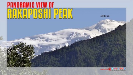 Rakaposhi Peak Panoramic View