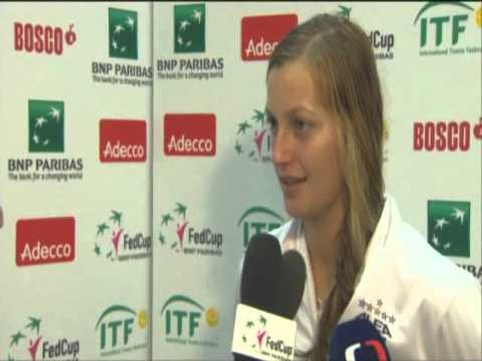 Czech Republic v Serbia - Petra Kvitova: "Too little energy." - Fed Cup 2012