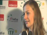 Serbia v Czech Republic - Exclusive Petra Kvitova Interview | Fed Cup 2012