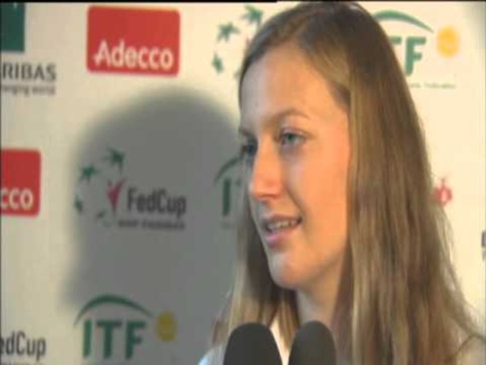Serbia v Czech Republic - Exclusive Petra Kvitova Interview | Fed Cup 2012