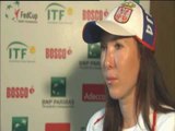 Serbia v Czech Republic - Exclusive Jelena Jankovic Interview | Fed Cup 2012