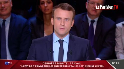 Débat présidentiel : Emmanuel Macron d'accord avec tout le monde