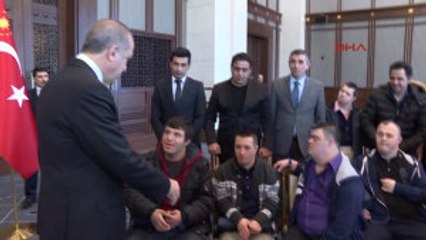 Cumhurbaşkanı Erdoğan, Down Sendromlu Çocukları Kabul Etti