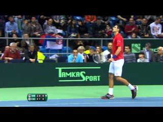 Highlights: Novak Djokovic (SRB) v Mate Delic (CRO)