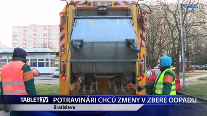 POTRAVINÁRI CHCÚ ZMENY V ZBERE ODPADU