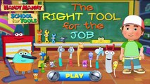 Disney Cartoon Game - HANDY MANNY - SCHOOL for TOOLS - The Right Tool for the Job