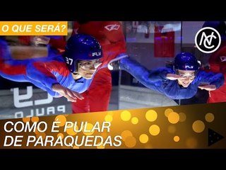 GABI RIPPI E TATA VOAM ALTO NO SIMULADOR DE PARAQUEDAS