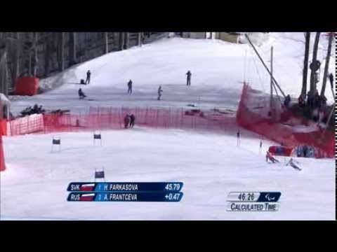 Aleksandra Frantceva | Women's downhill visually impaired | Alpine skiing | Sochi 2014 Paralympics