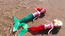 Elsa Mermaid Frozen Ariel The Little Mermaid Beach Disney Princess Parody Barbie movie