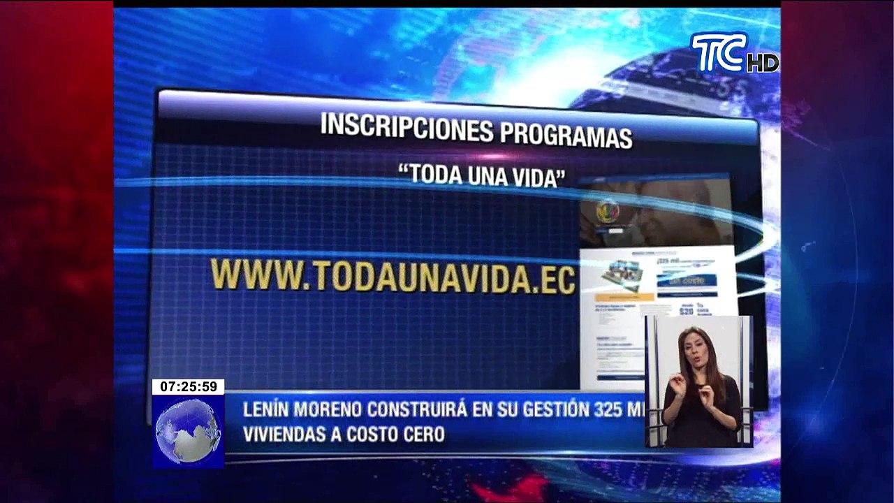 Lenin Moreno construirá en su gestión 325 mil viviendas a costo cero