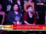 BT: Jessica Soho, itinanghal na Most Trusted   News Presenter sa Reader's Digest Trusted Brands 2012