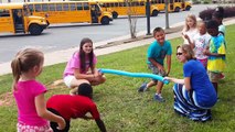 SOUR BABY FACES ♫ / Smashing POWER WHEELS Car / Field Day Games w/ Family (FUNnel Vision V