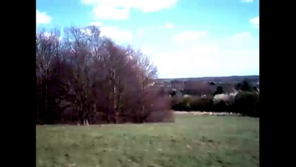 Mini drone test flight