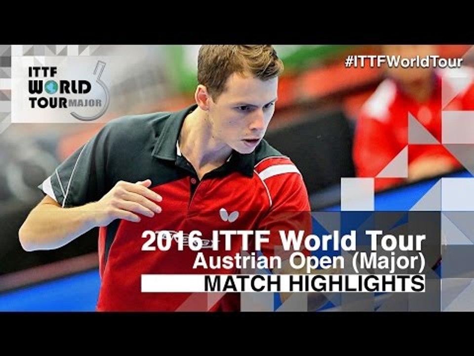 2016 Austrian Open Highlights: Zhou Kai vs Jonathan Groth (R32)