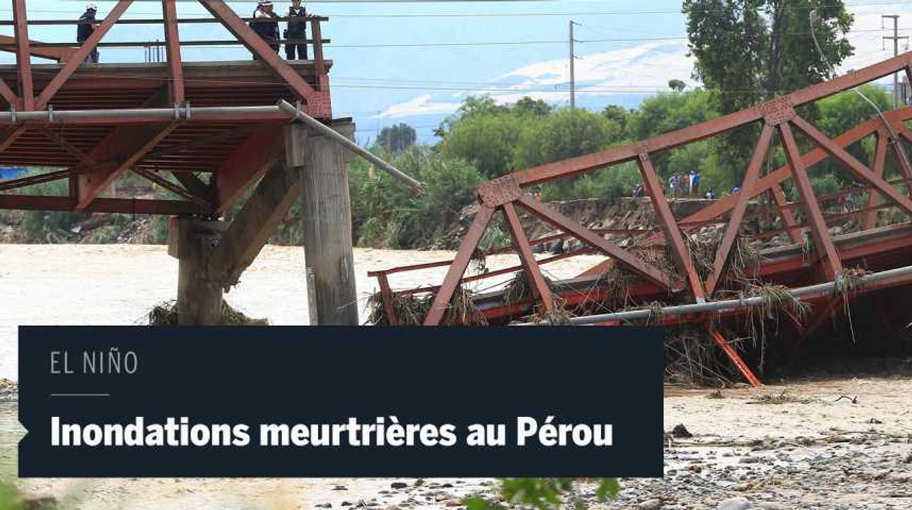 Les pluies diluviennes au Pérou font au moins 75 morts