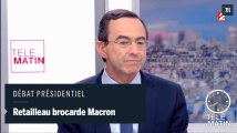 Macron, le candidat « ni pour, ni contre, bien au contraire », selon Bruno Retailleau