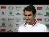 Roger Federer ahead of the Davis Cup Final