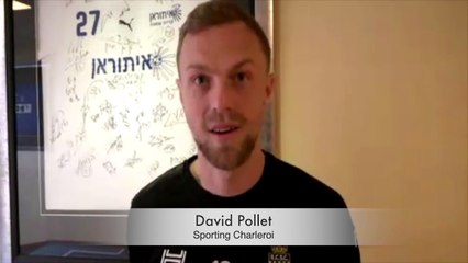 David Pollet : "Il y a une grosse attente par rapport à cette qualification"