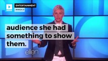Ellen DeGeneres suffers wine-related mishap, and we've all been there