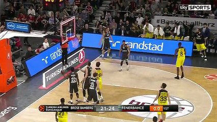 Bamberg 78-83 Fenerbahce Highlights of Euroleague Basketball 21.03.2017