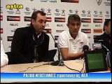 6η ΑΕΛ-Ολυμπιακός Βόλου 1-0 2015-16 Ντόστανις, Μπόγιοβιτς  δηλώσεις