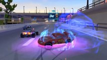 FLASH MCQUEEN Disney Pixar Cars 2, course sur circuit | Dessin animé en Francais