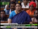 Smriti Irani Speech in Parliament on JNU Row - Must Listen