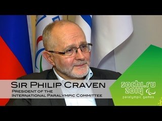 IPC President Sir Philip Craven - excited by the start of the Sochi 2014 Winter Paralympic games