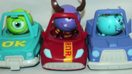 Monsters University Cars Roll-A-Scare Ridez NEW Monsters Inc 2 Toys Disney Pixar Cars