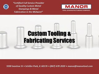 Custom Tooling Fabrication | Manor Tool