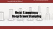 Metal Stamping and Deep Drawn Stamping Services | Manor Tool