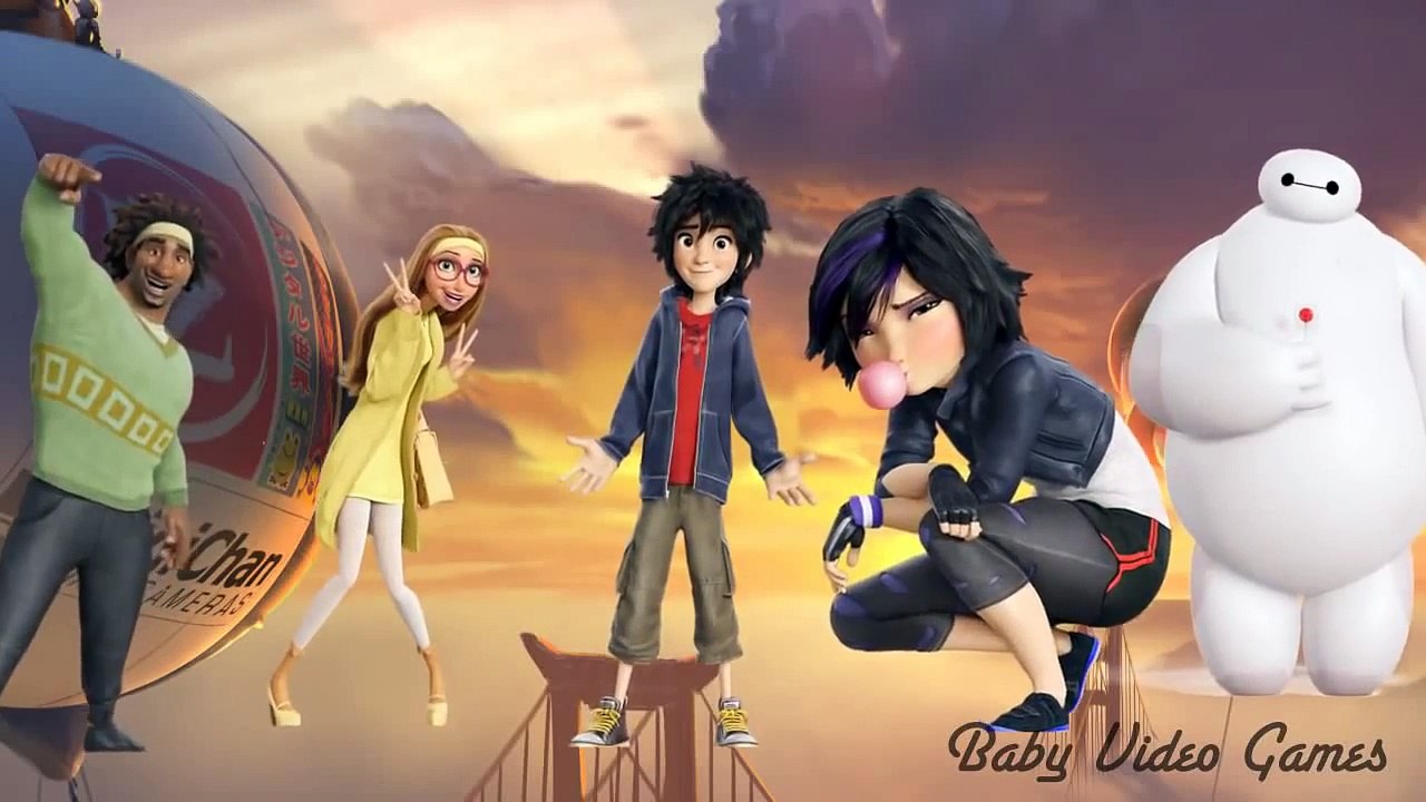 Finger Family | BIG HERO 6 Baymax Animation Daddy Finger Nursery Rhyme Song