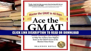 PDF Ace the GMAT: Master the GMAT in 40 Days Online Books