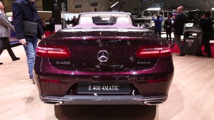 Genève 2017 : Mercedes Classe E Cabriolet