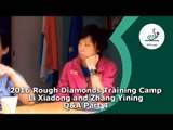 2016 Rough Diamonds Training Camp I Q&A with Li Xiadong and Zhang Yining Part 4