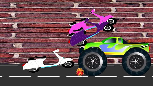 Мало красный автомобиль рифмы Мы являются в монстр грузовики мало красный автомобиль автомобиль Песня для Дети и т