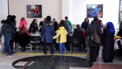 Öğrenciler Resim Etkinliğinde Bir Araya Geldi