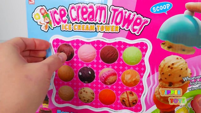 Stacking Ice Cream Playset Ice Cream Cones for Kids Learn Colors