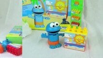 Cookie Monster KNex Beach Party Cookie Monsters Sunny Day Beach Lego Building Set